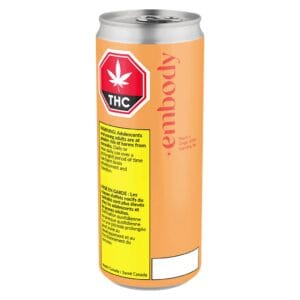 embody Peach + Ginger White Sparkling Tea — Hybrid, 355ml