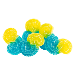 Spinach FEELZ THC+THCV Blue Raspberry Lemonade (Full Tilt) Gummies — Sativa, 5 Pack