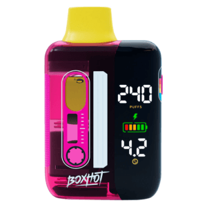 BOXHOT Strawberry Slammer Liquid Diamond Charged AIl-In-One Vape — Sativa, 1g